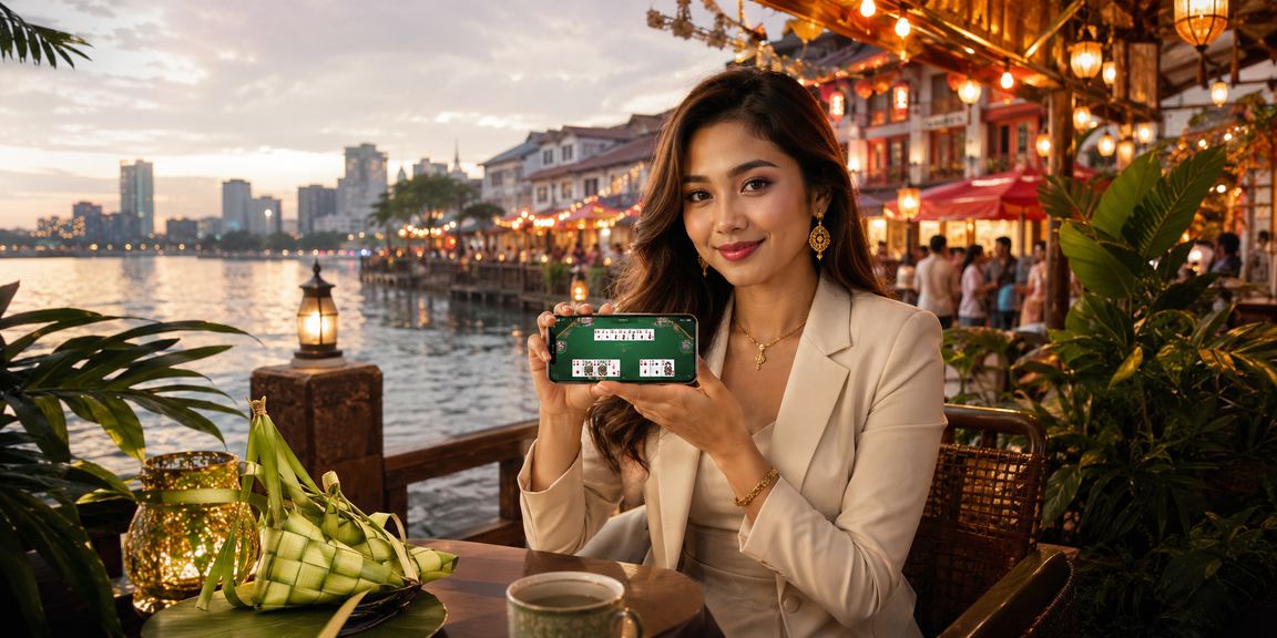 Permainan rummy sempena Hari Raya di Melaka dengan suasana meriah