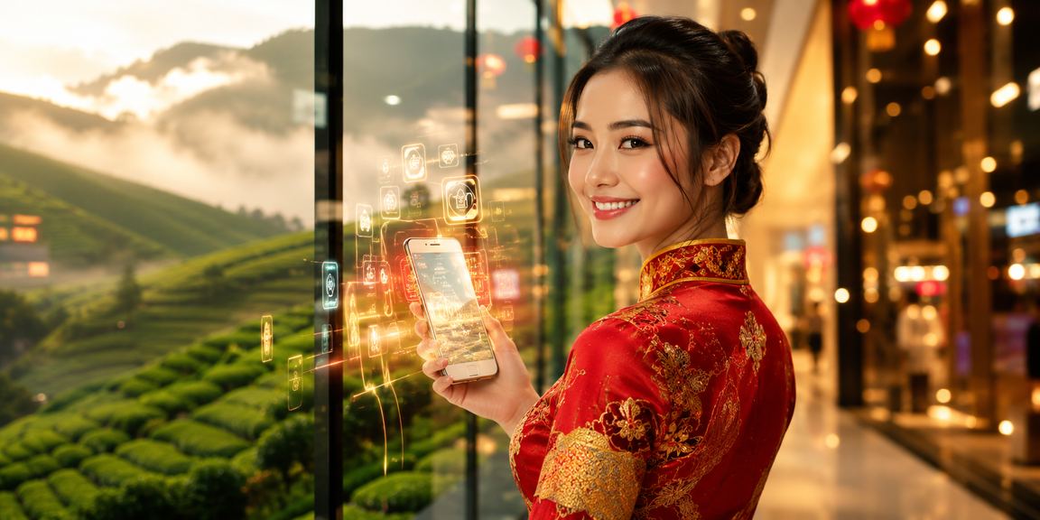 Pengguna Malaysia menggunakan aplikasi kasino dalam telefon pintar dengan suasana lokal
